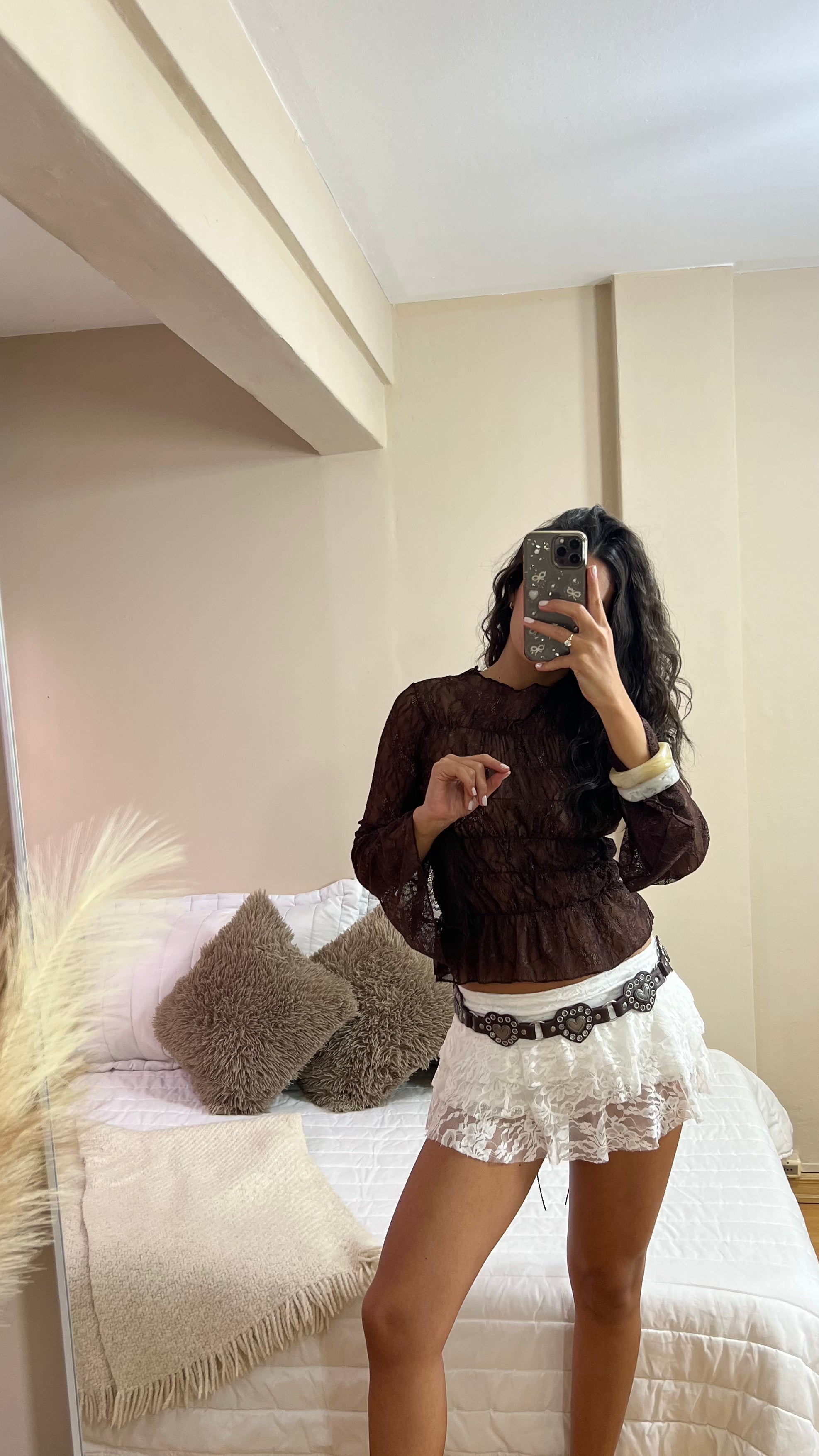 Mini de encaje