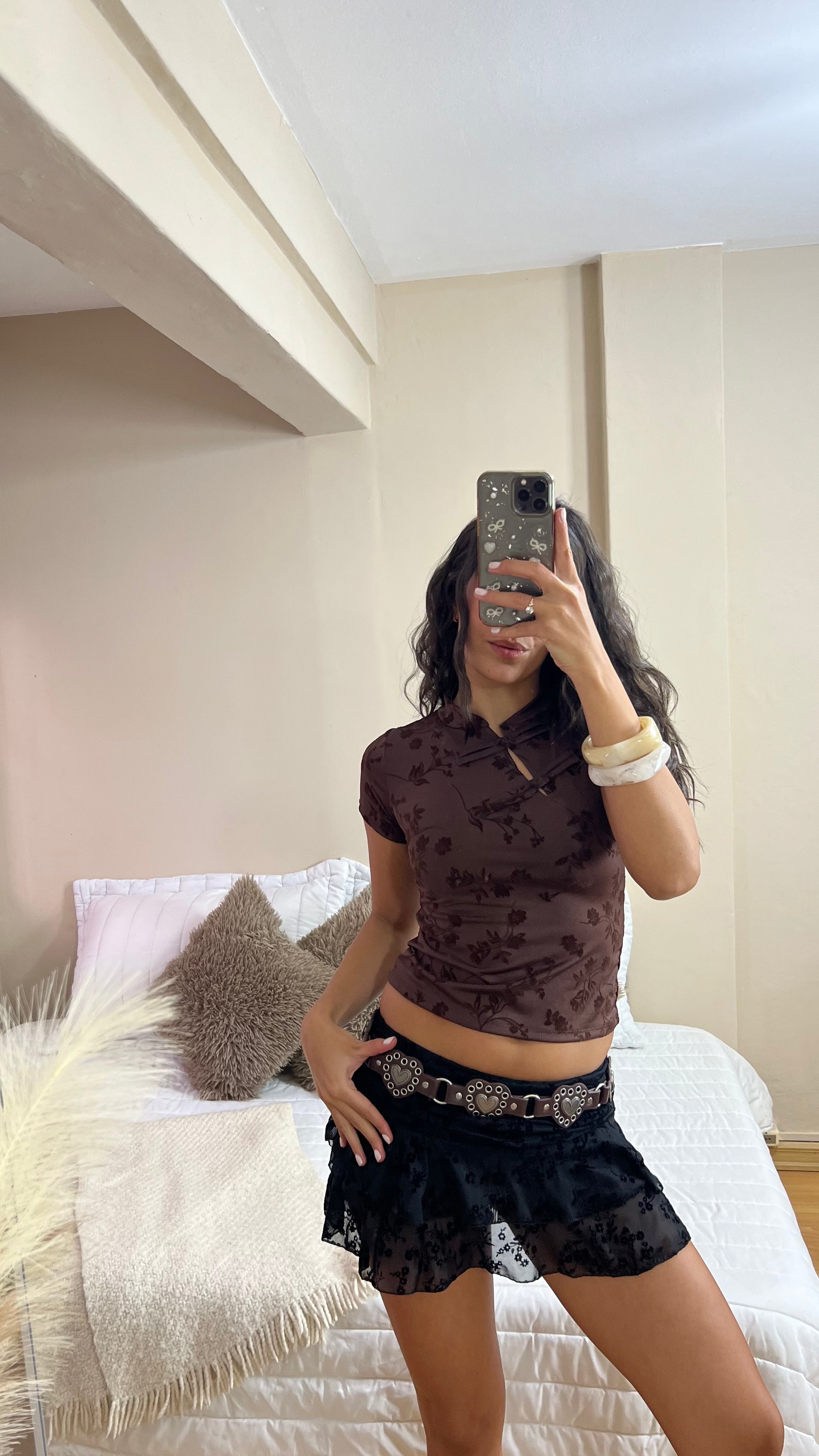 Mini de Tul Estampada